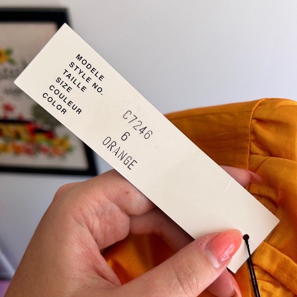 Vintage NWT Simon Chang 100% Silk Cocktail Dress 90s Y2K - Picture 12 of 15